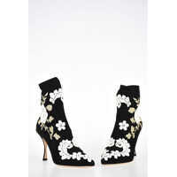 Botine 10cm Embroidered LORI Boots Femei