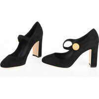 Pantofi stiletto 10cm Suede Leather VALLY Mary Jane Femei