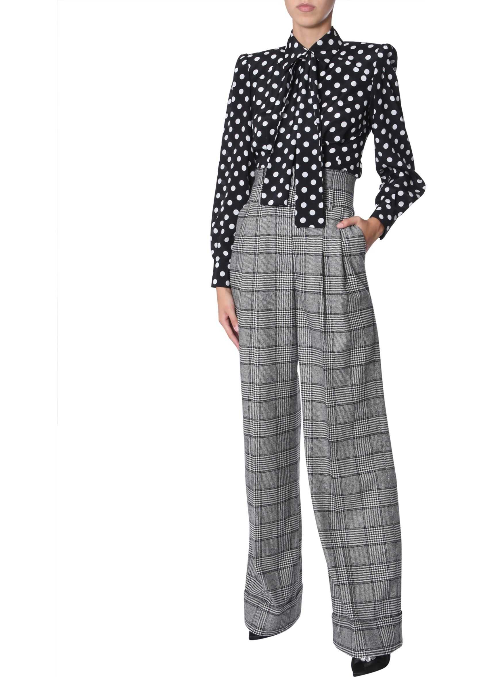 Dolce & Gabbana Polka Dot Print Shirt BLACK