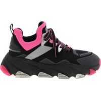 Sneakers Energy Sneakers In Black And Neon Pink Femei