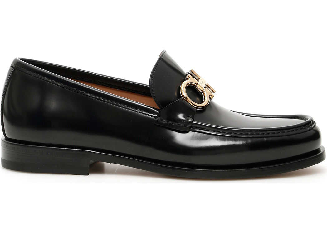 Salvatore Ferragamo Rolo Loafers NERO