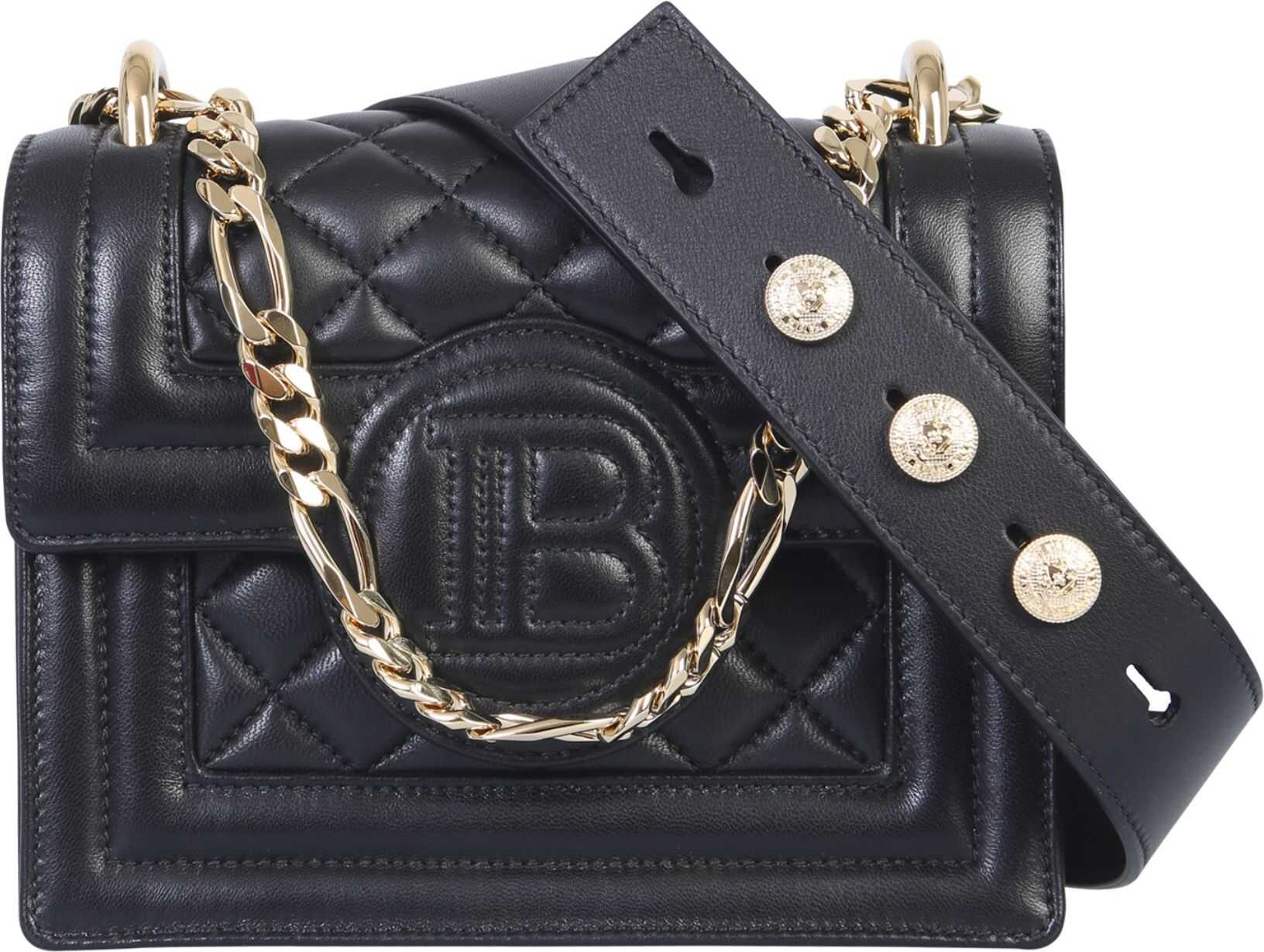 Balmain B-Bag 18 Shoulder Bag BLACK