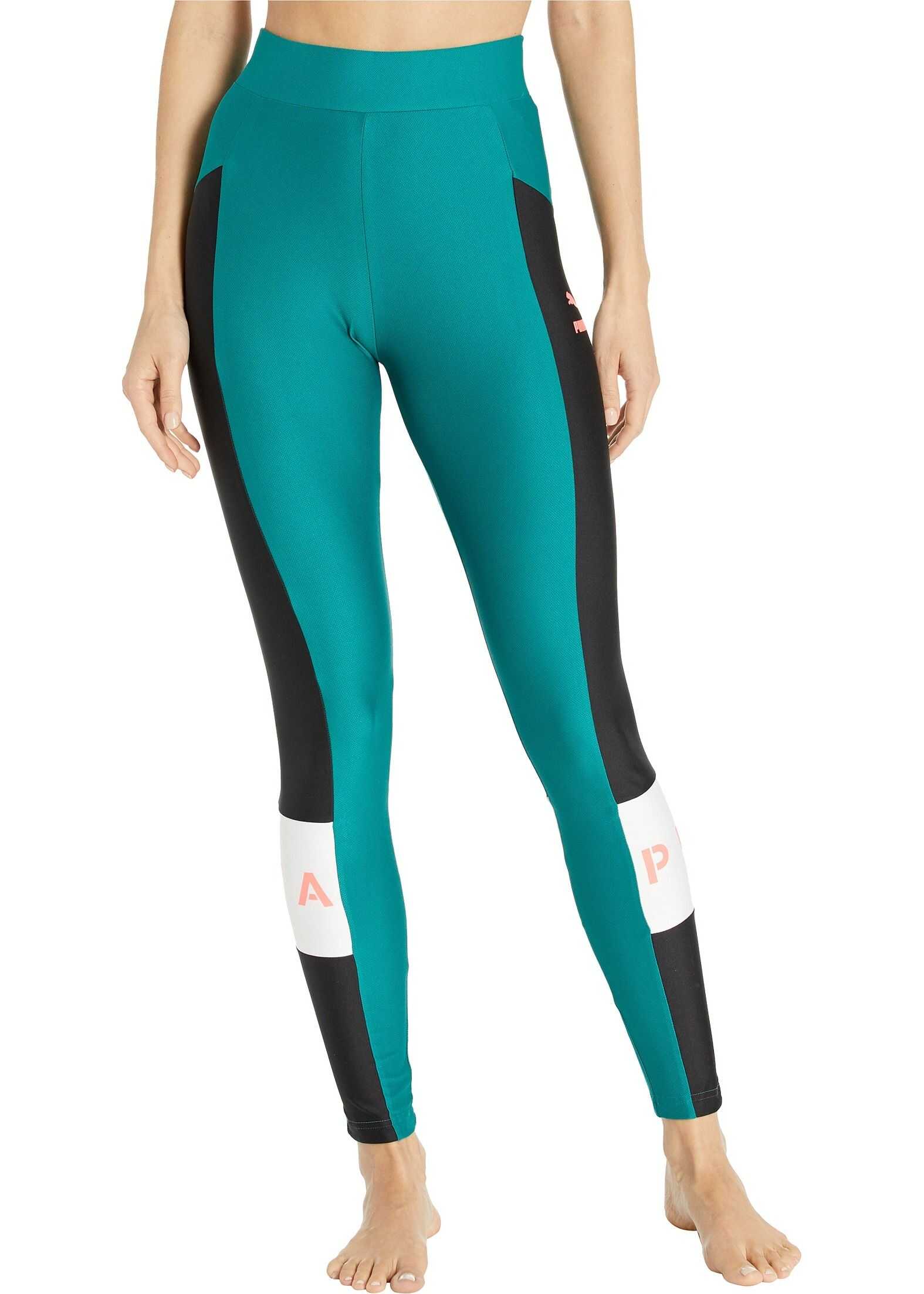 Colant PUMA XTG Leggings Teal Green