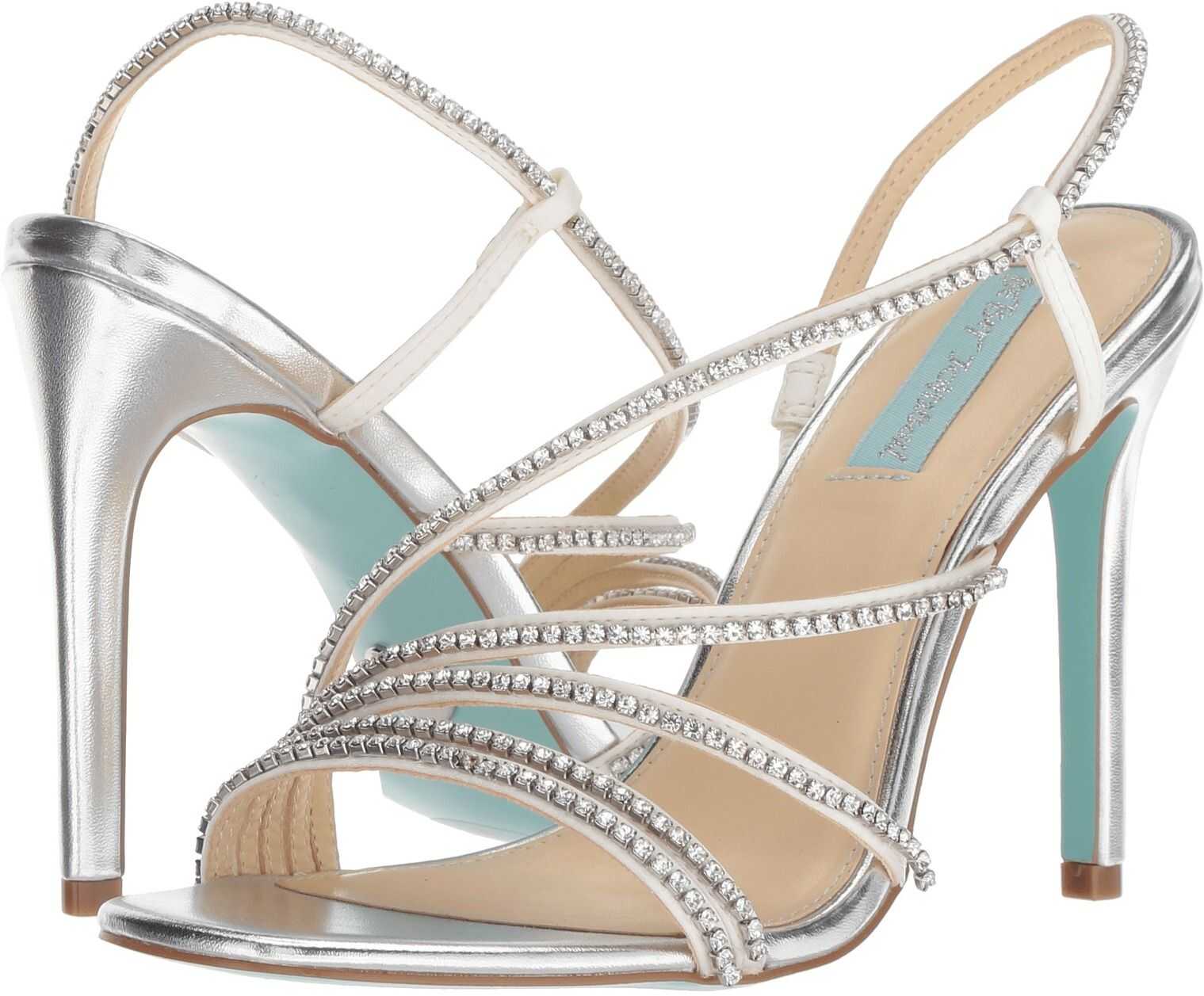 Blue by Betsey Johnson Aces* Silver Metallic