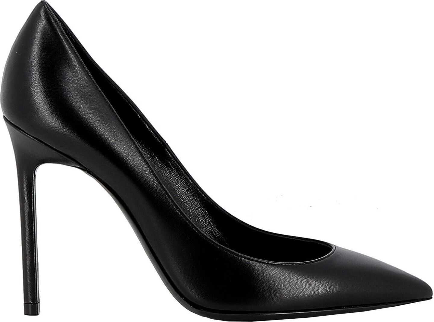 Saint Laurent Leather Pumps BLACK