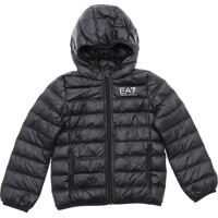 Geci de iarna Black Quilted Down Jacket Baieti