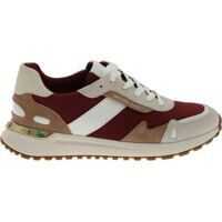 Sneakers Monroe Trainer Sneakers In Burgundy And Ecrù Femei