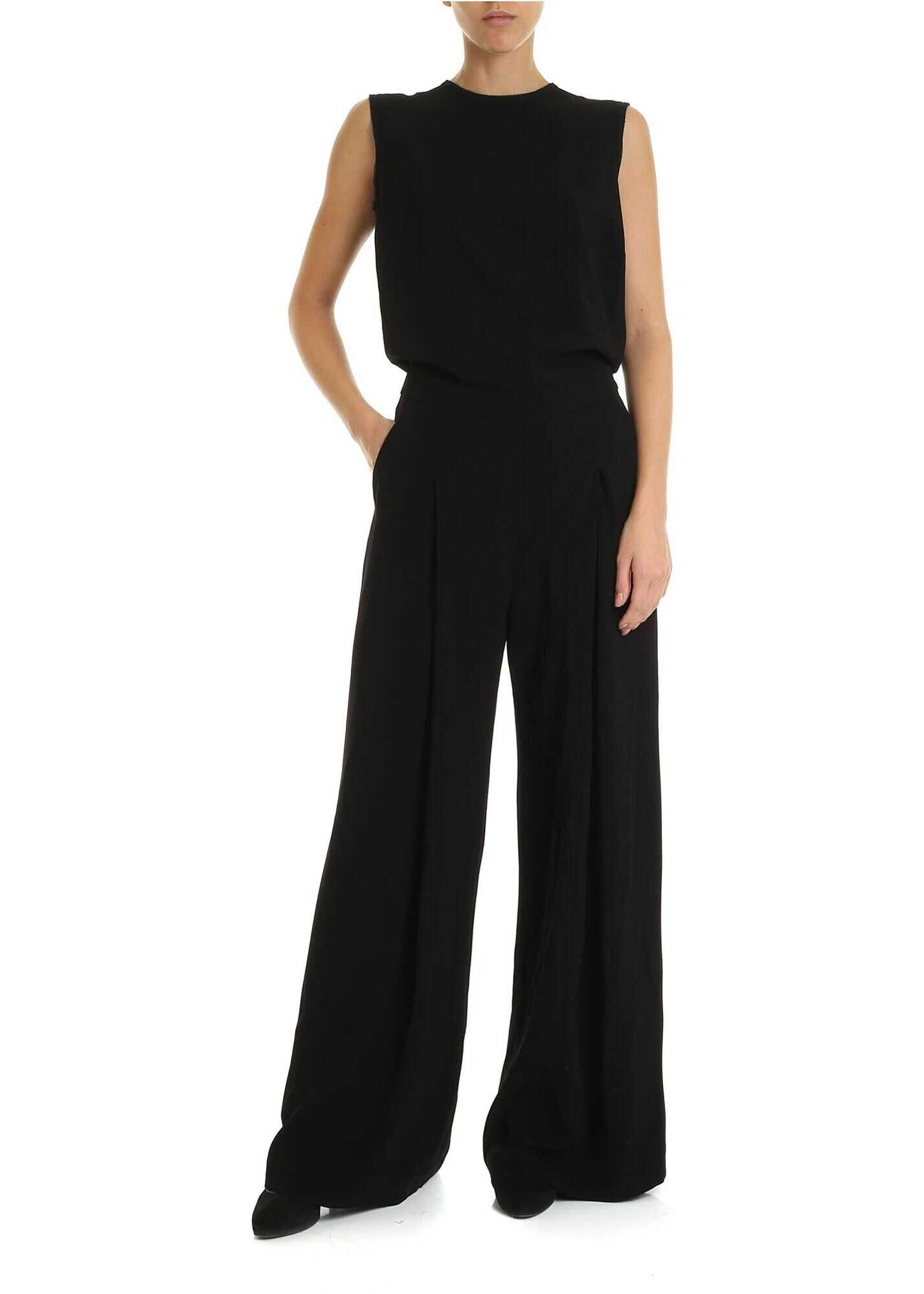 Sleeveless Black Jumpsuit