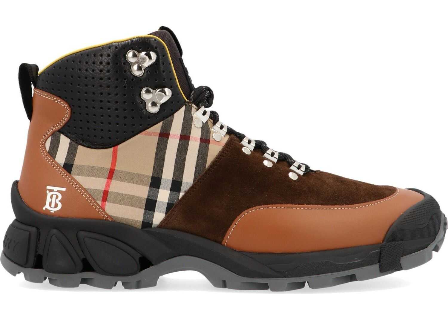 Burberry Polyester Ankle Boots MULTICOLOR