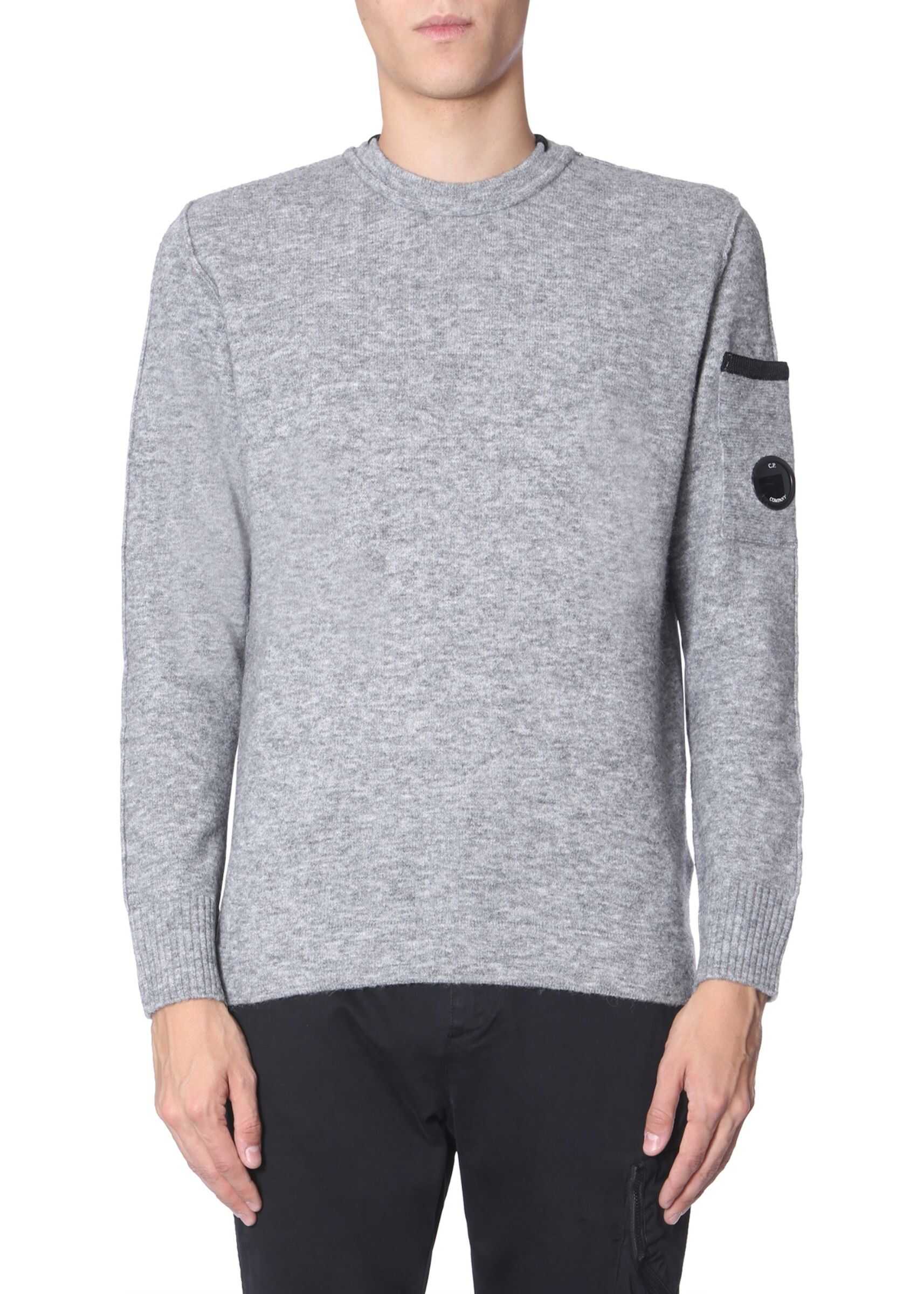 C.P. COMPANY Crew Neck Sweater GREY