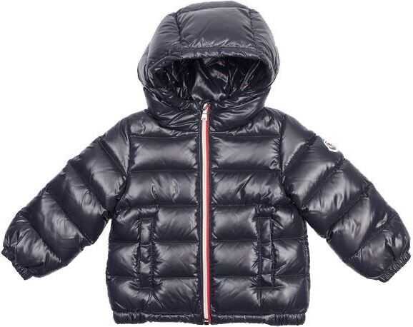 Moncler Kids New Aubert Down Jacket Blue