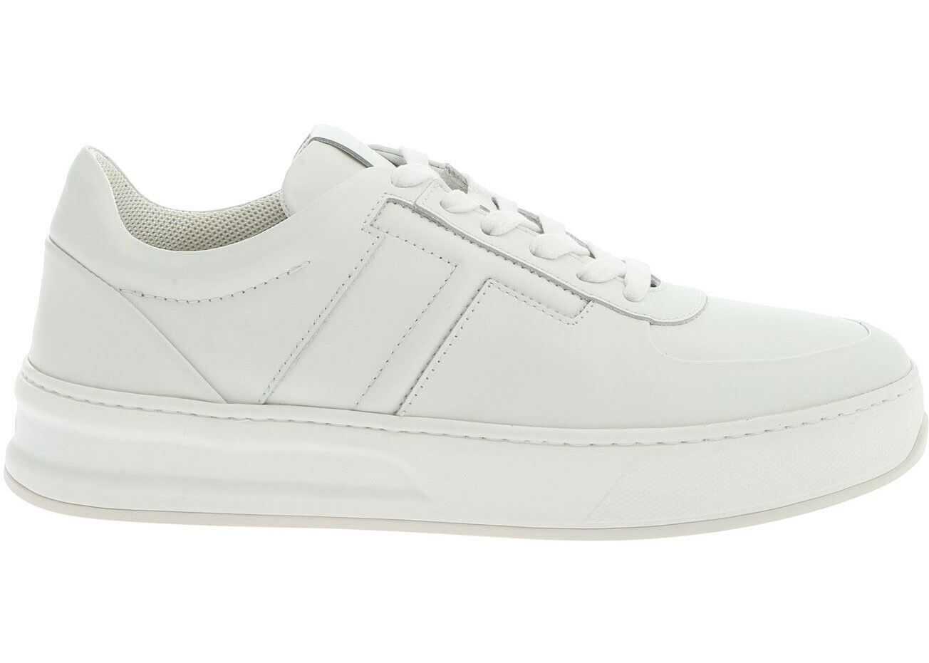 TOD'S White Sneakers With T Logo White