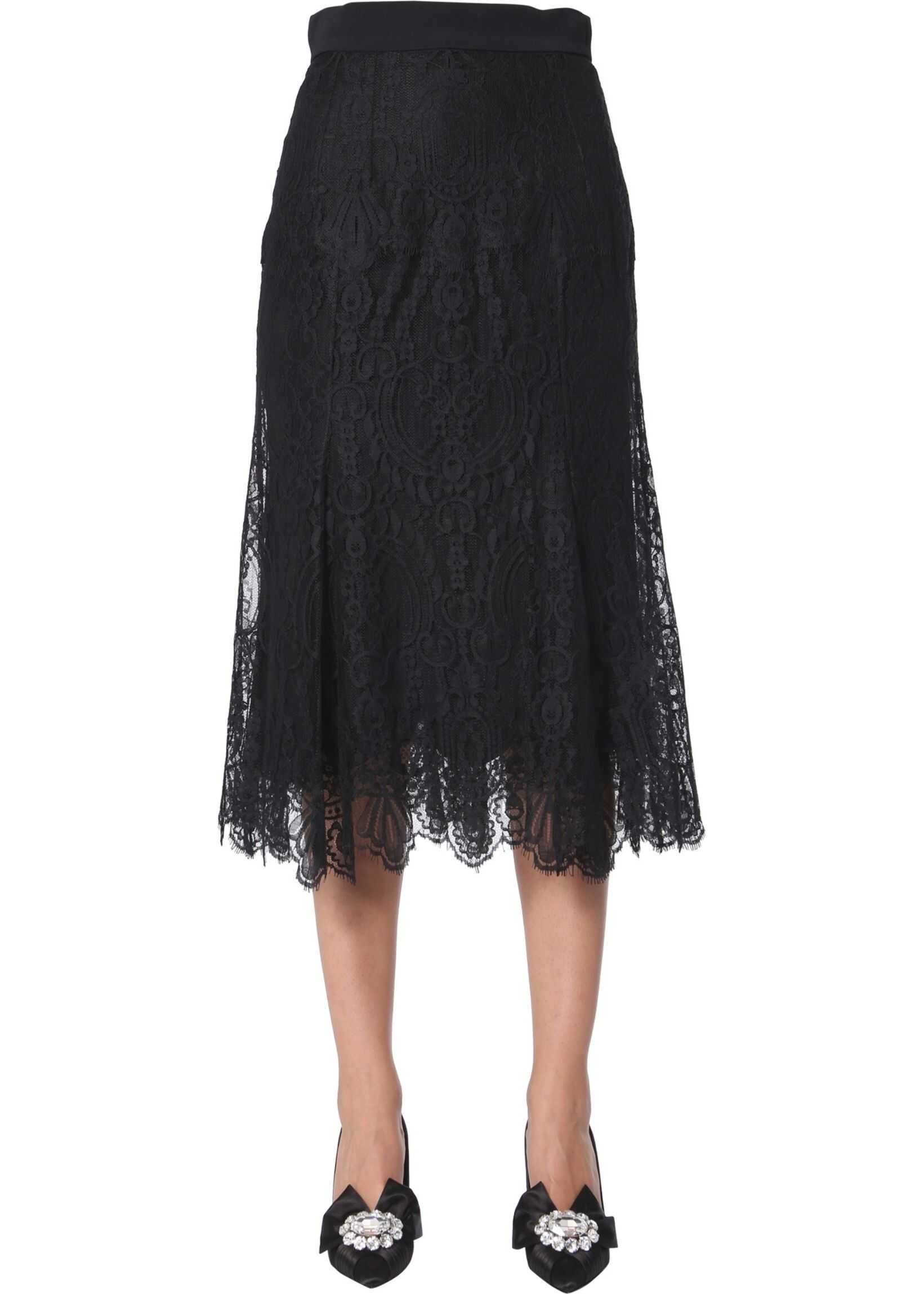 Dolce & Gabbana Long Skirt BLACK