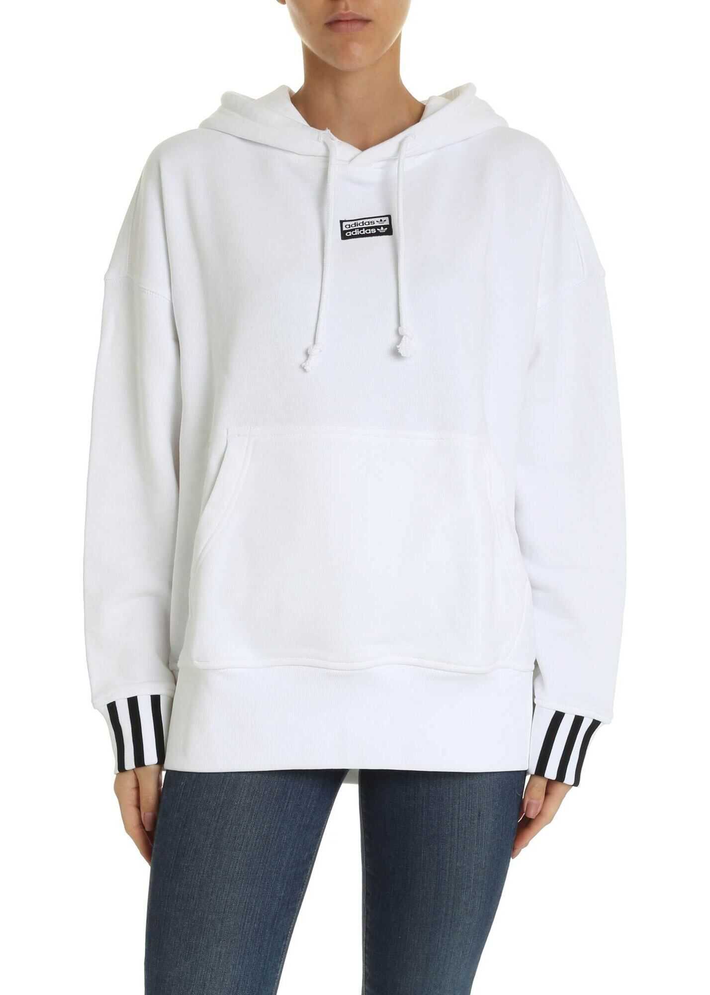 Bluza adidas Originals Ryv Hoodie In White White