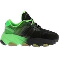 Sneakers Extasy Sneakers In Black And Fluo Green Femei