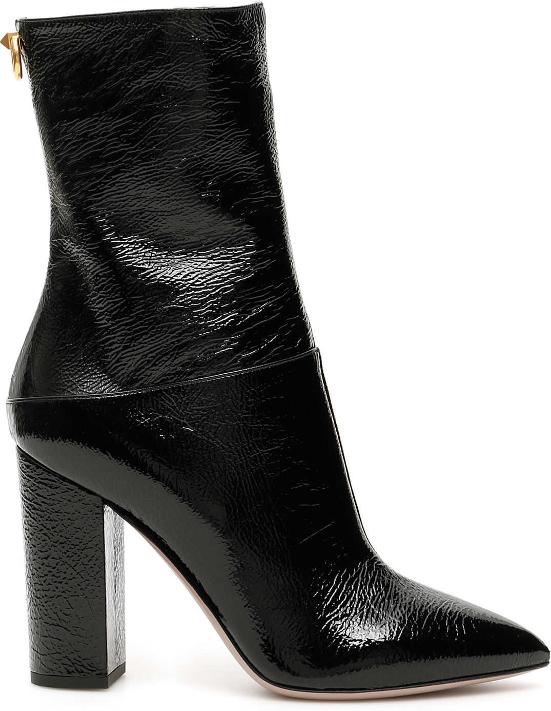 Valentino Garavani Naplak Booties NERO