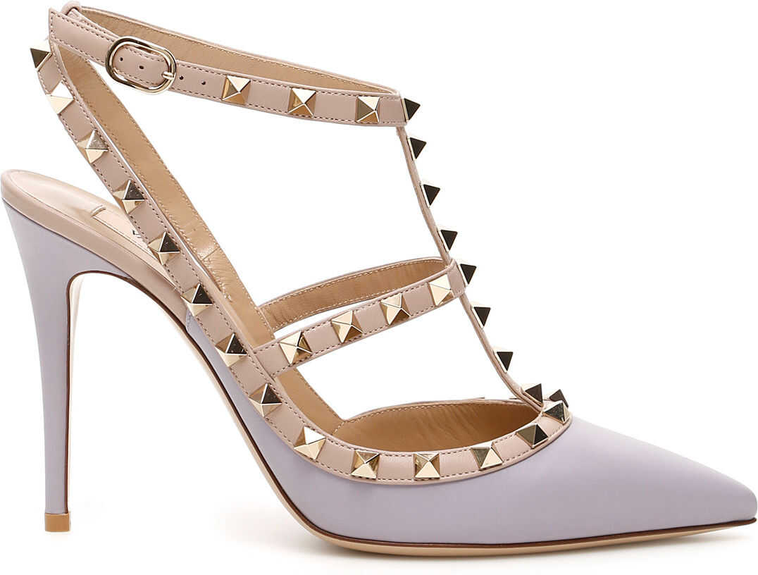 Valentino Garavani Rockstud Slingbacks LILAS POUDRE