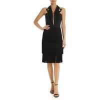 Rochii de zi Black Fringed Dress Femei