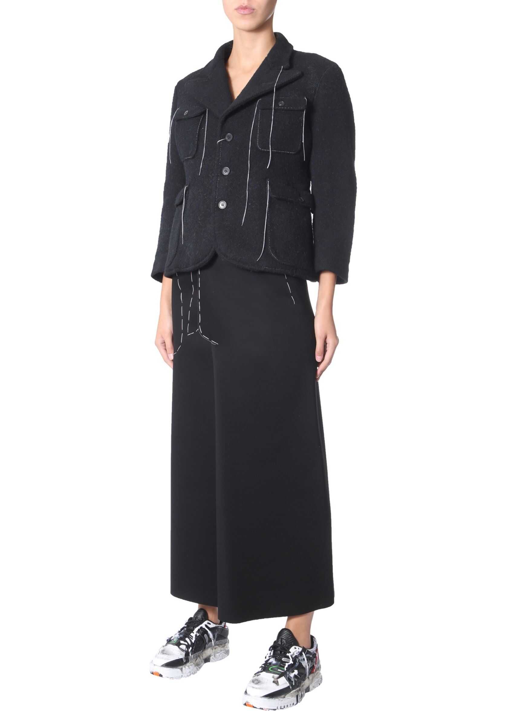 Maison Margiela Jacket With Stitchings BLACK