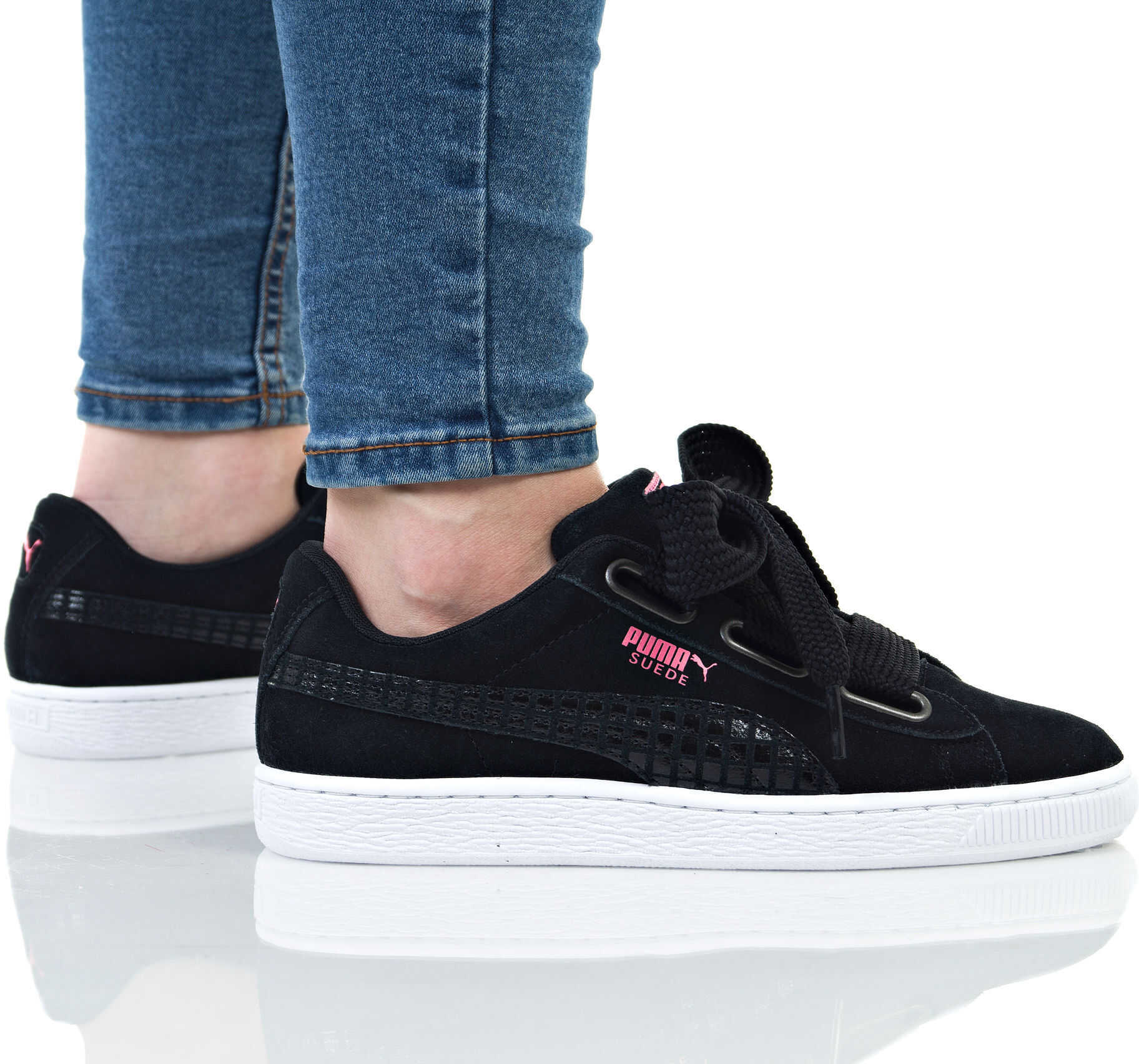 PUMA Suede Heart Street 2 Wns Negru