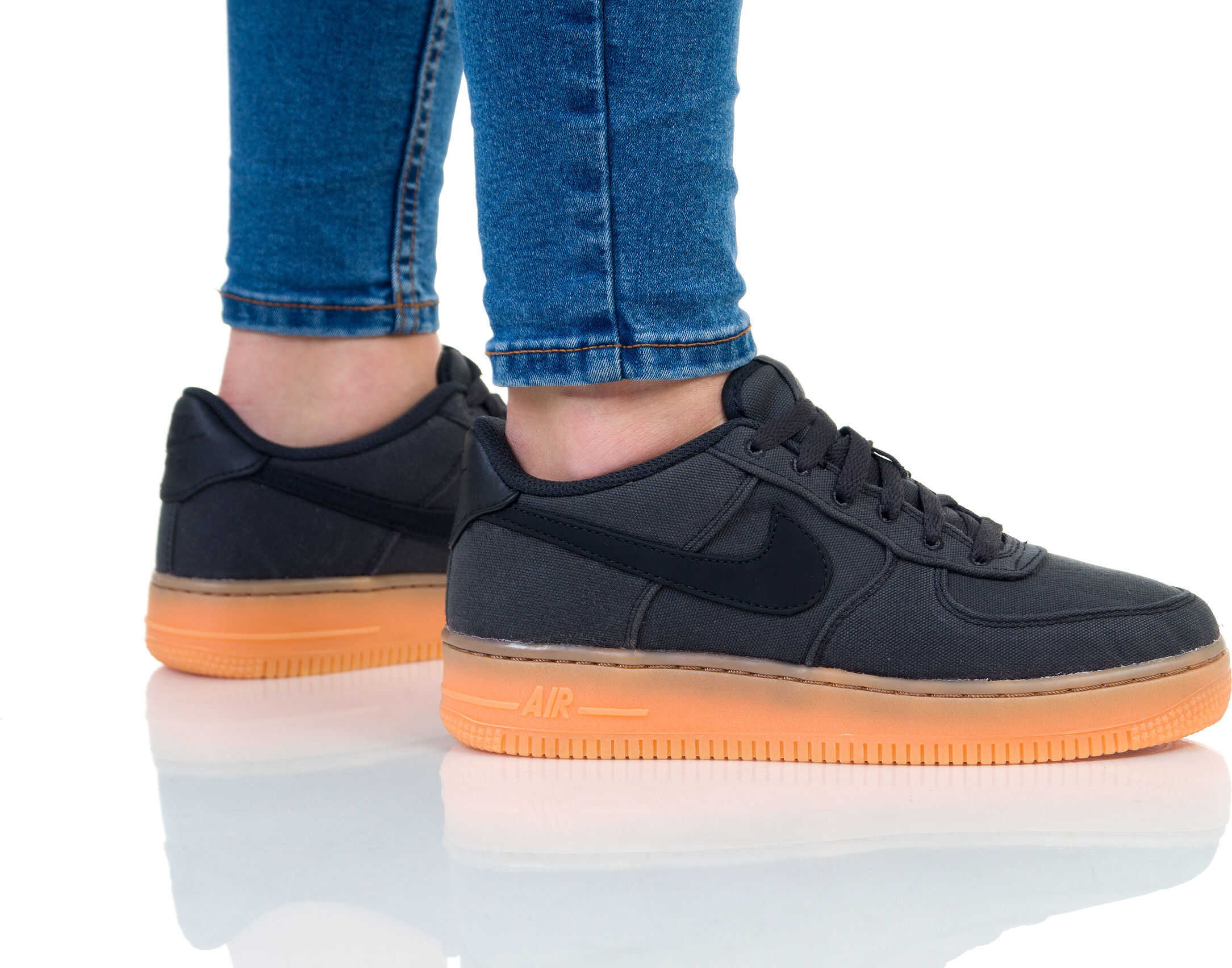 Nike Air Force 1 LV8 Style GS Negru