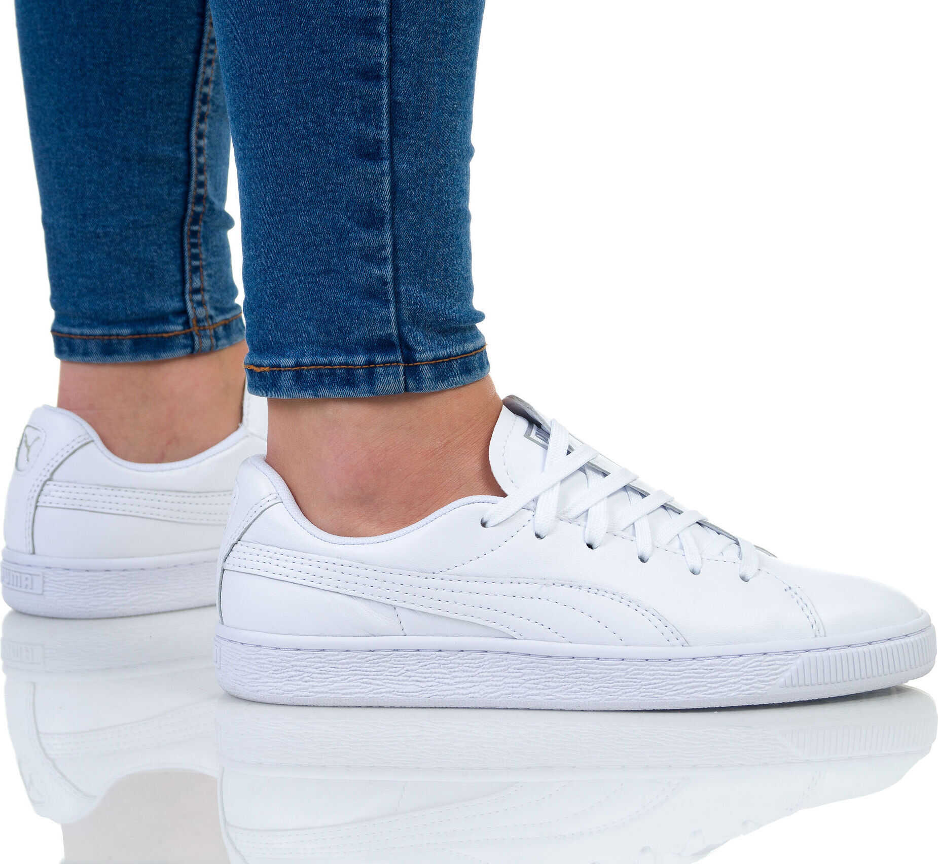 PUMA Basket Crush Emboss Wns Alb