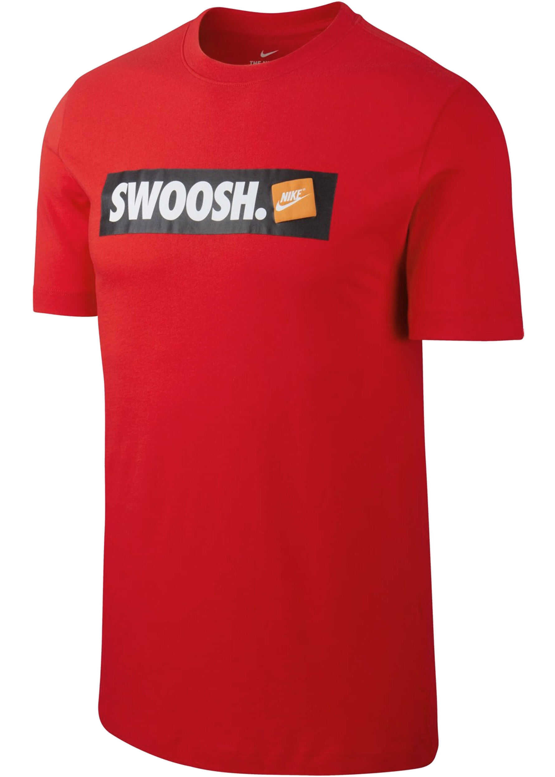 Nike Tee Swoosh Rosu