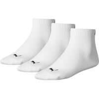 Sosete QUARTER SOCKS 3 PAIR WHITE Femei