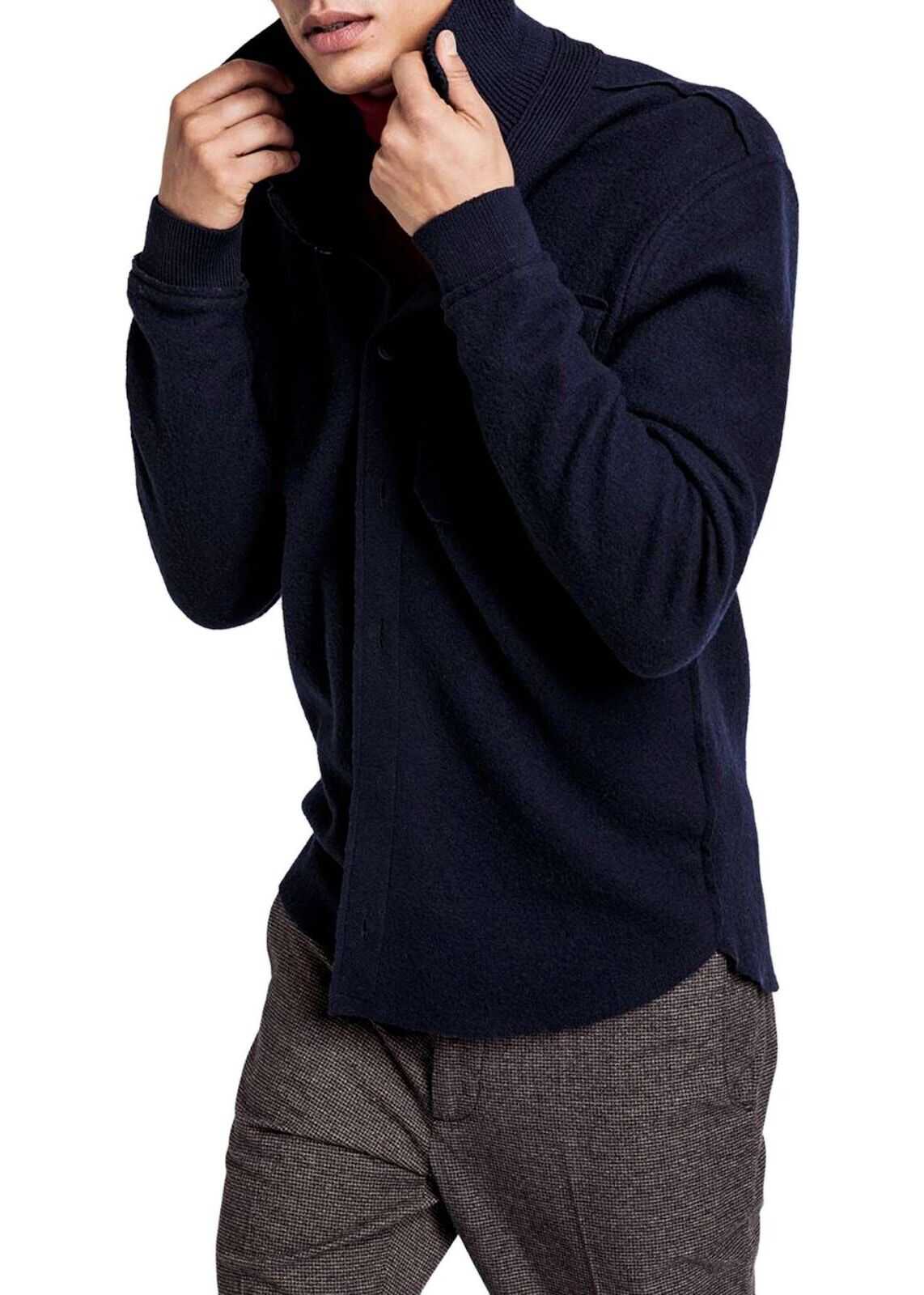 GANT Wool Cardigan BLUE