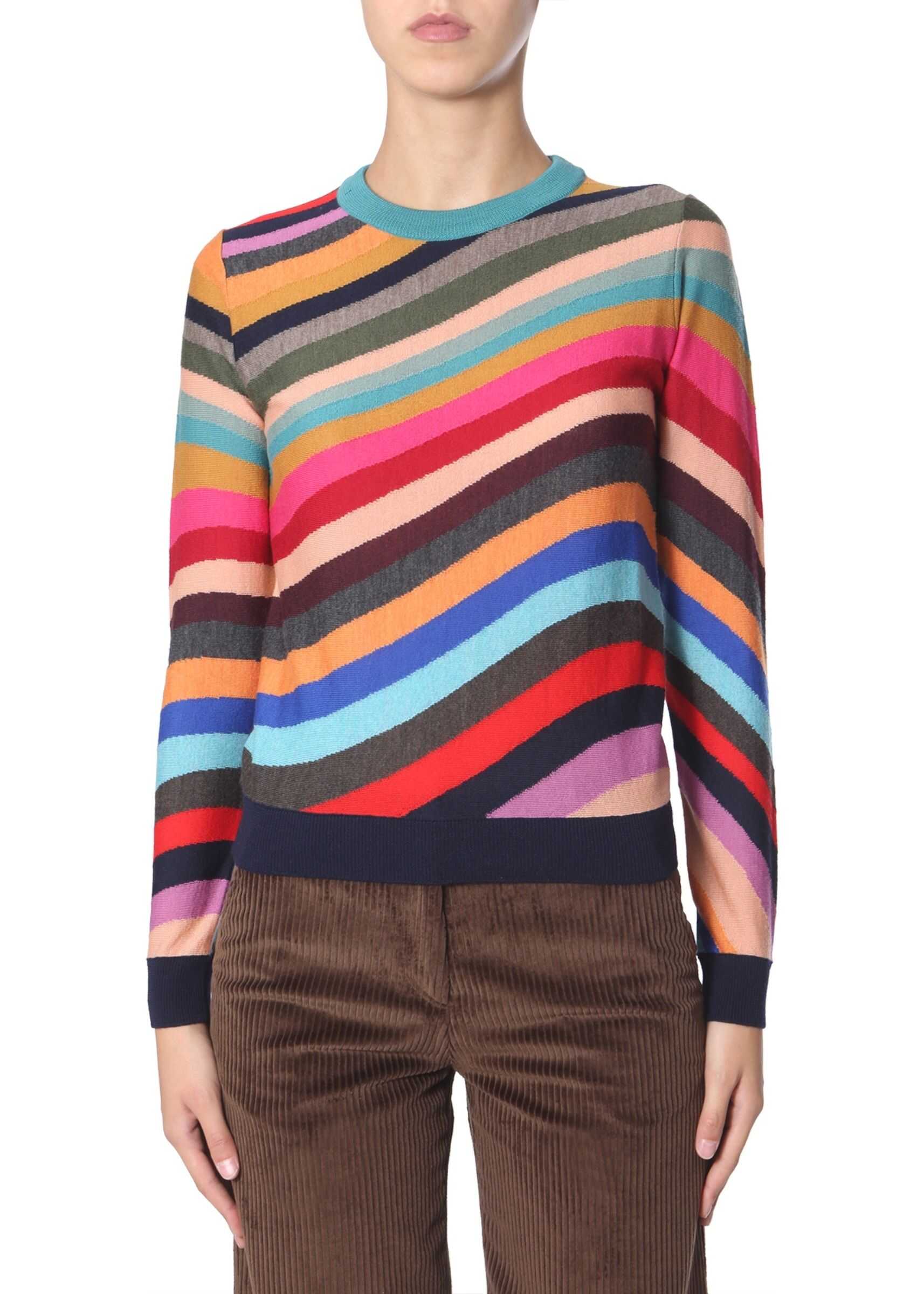 PS by Paul Smith Crew Neck Sweater MULTICOLOUR