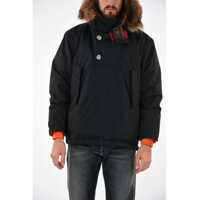 Geci de iarna Woolrich Reversible Atlantic Smock Down Jacket With Furred Detailing