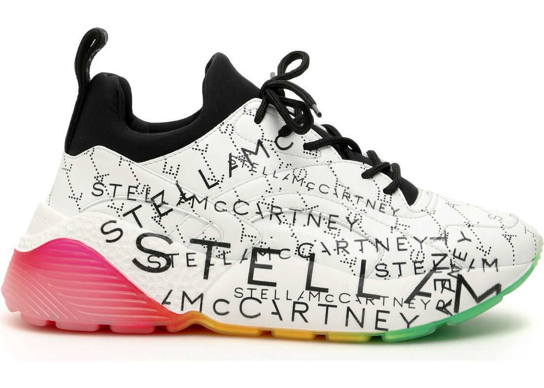 adidas by Stella McCartney Monogram Eclypse Sneakers WHITE BLACK