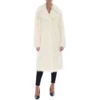 Blanuri Long Eco-Fur In Ivory Color Femei