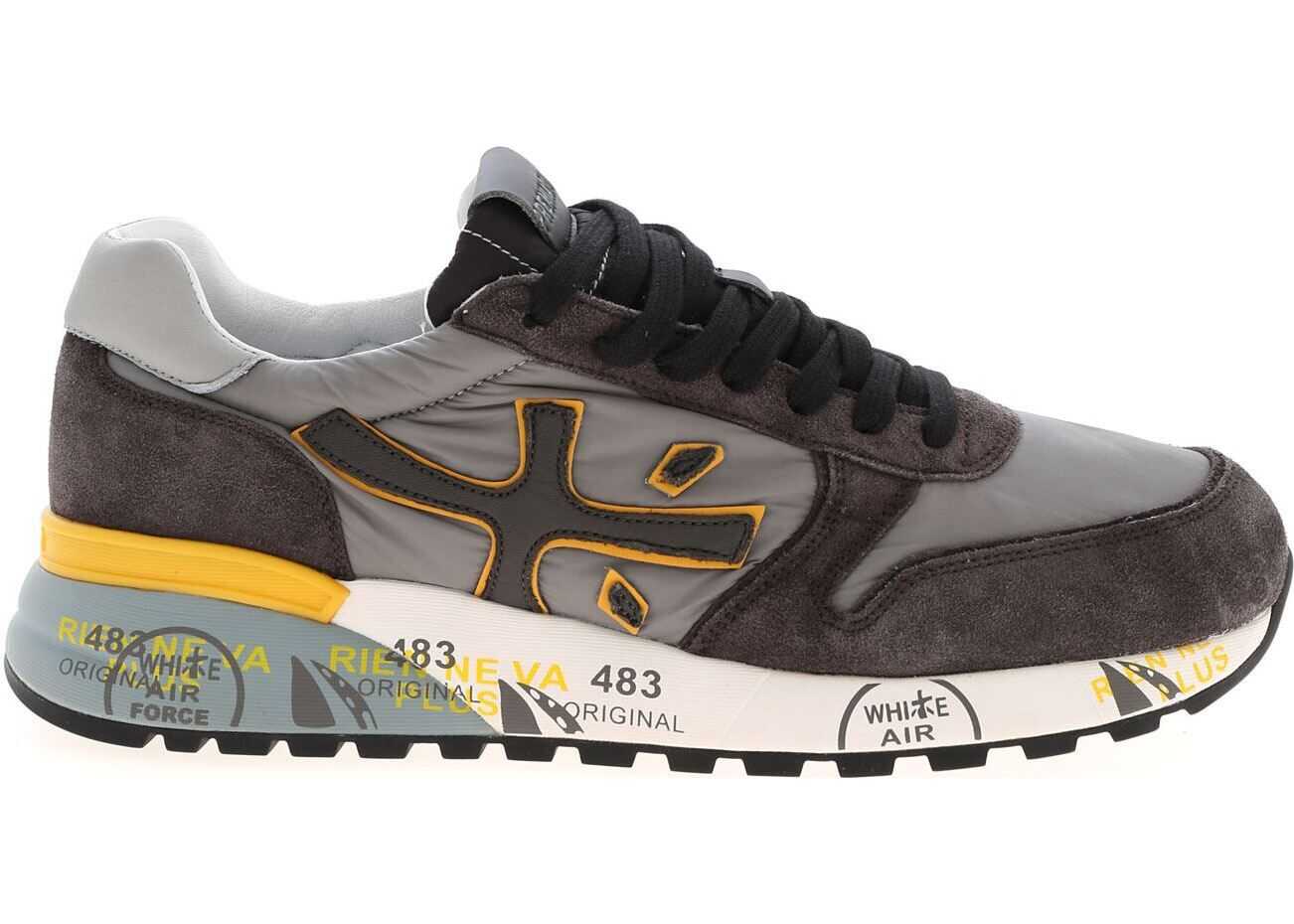 Premiata Mick Sneakers In Grey Gray