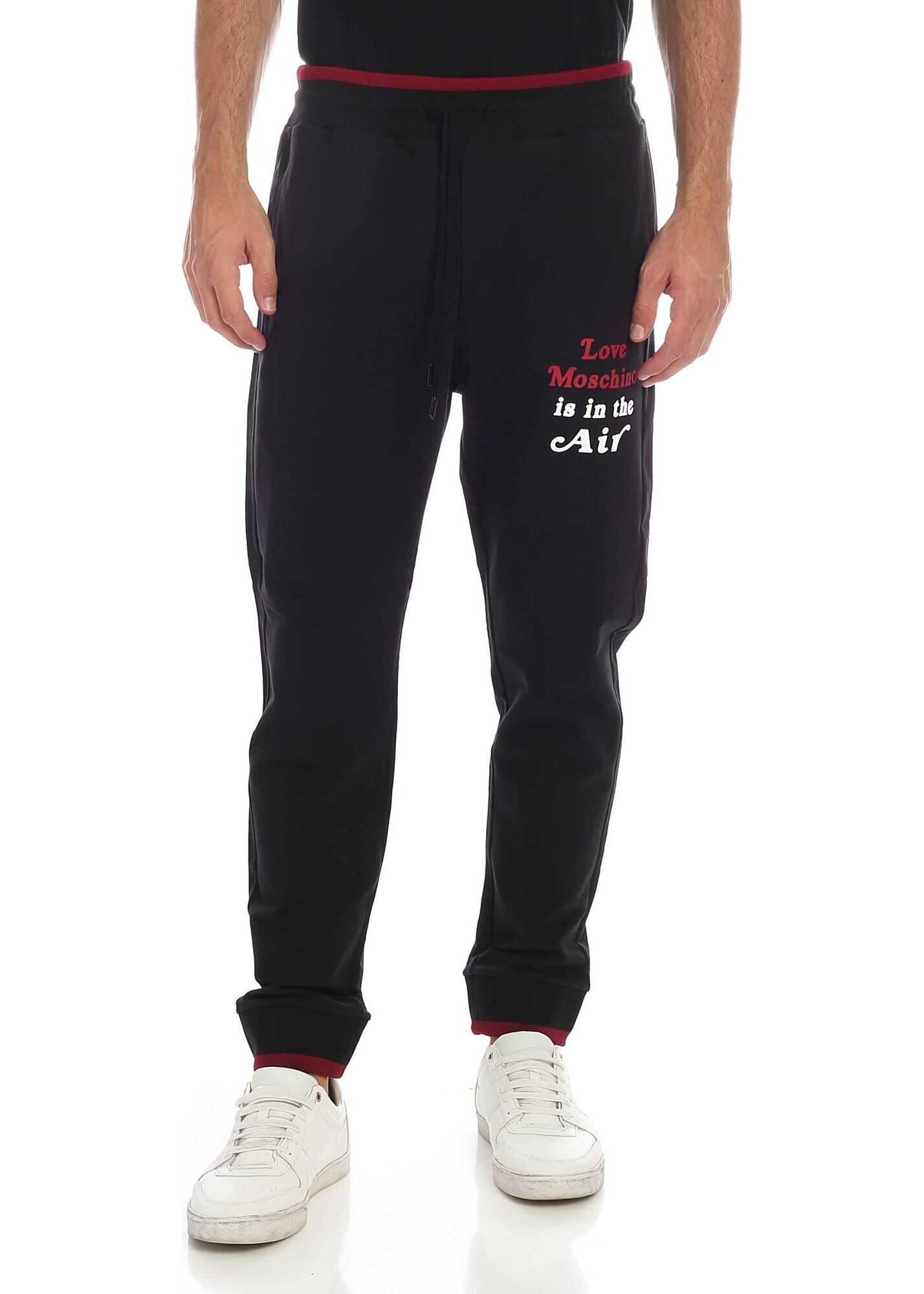 LOVE Moschino Love Moschino Is In The Air Pants In Black Black