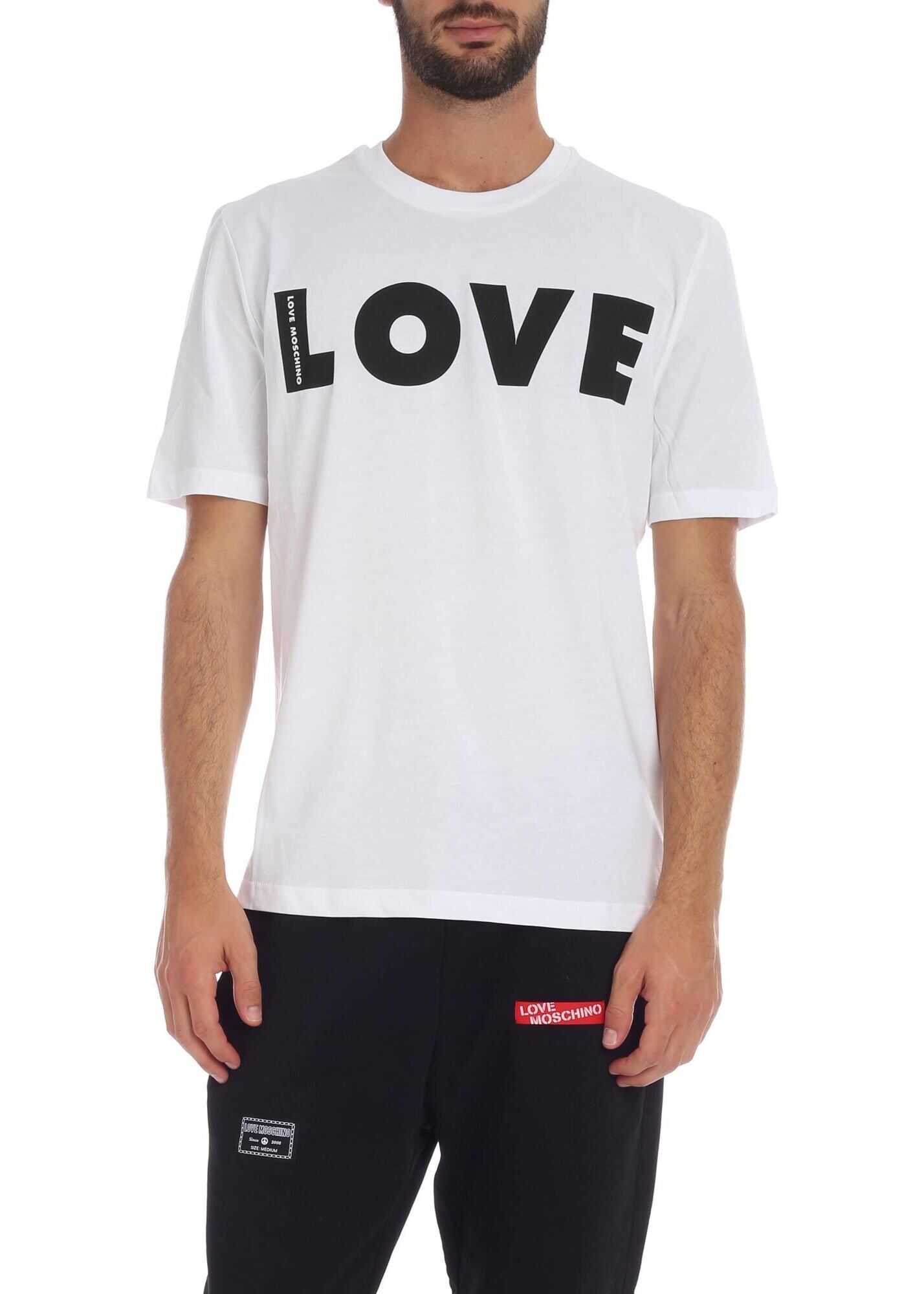 LOVE Moschino Love T-Shirt In White White