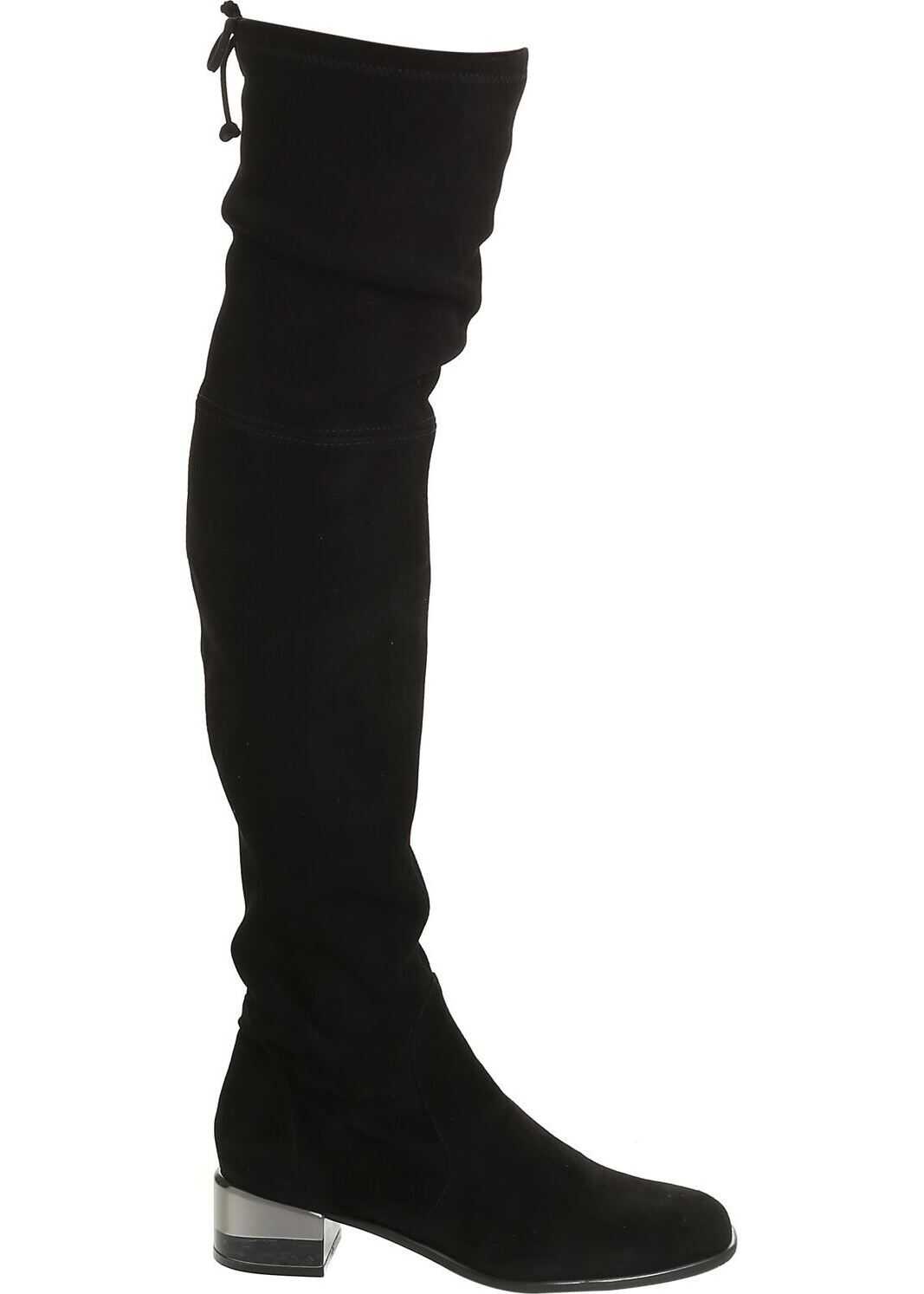 Stuart Weitzman Charolet Ankle Boots In Black Black