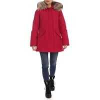Geci de iarna Arctic Parka Coat In Strawberry Red Femei