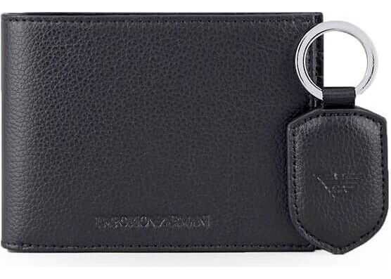 Emporio Armani Leather Wallet BLACK