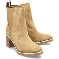 Botine Sporty Mid Heel Chelsea Femei