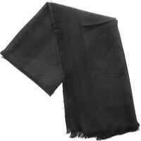 Esarfe Black Pashmina With Logo Details Femei