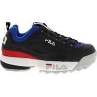 Sneakers Disruptor Sneakers In Black And Electric Blue Barbati