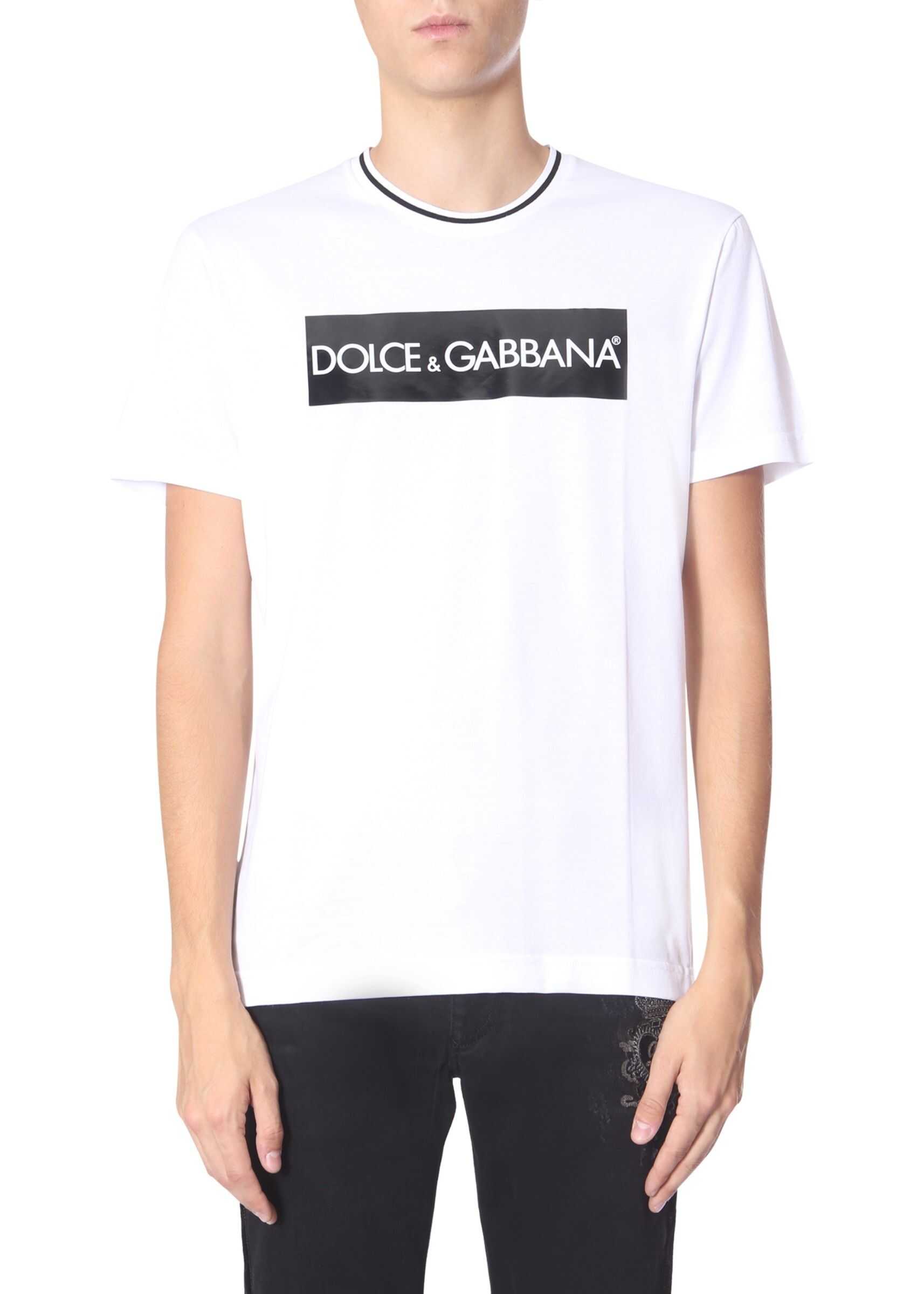 Dolce & Gabbana Round Neck T-Shirt WHITE