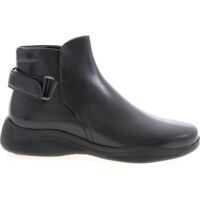Ghete Black Ankle Boots With Rear Strap Barbati