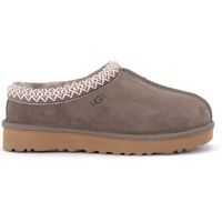 Sandale cu platforma Tasman Slipper In Brown Suede Leather Femei