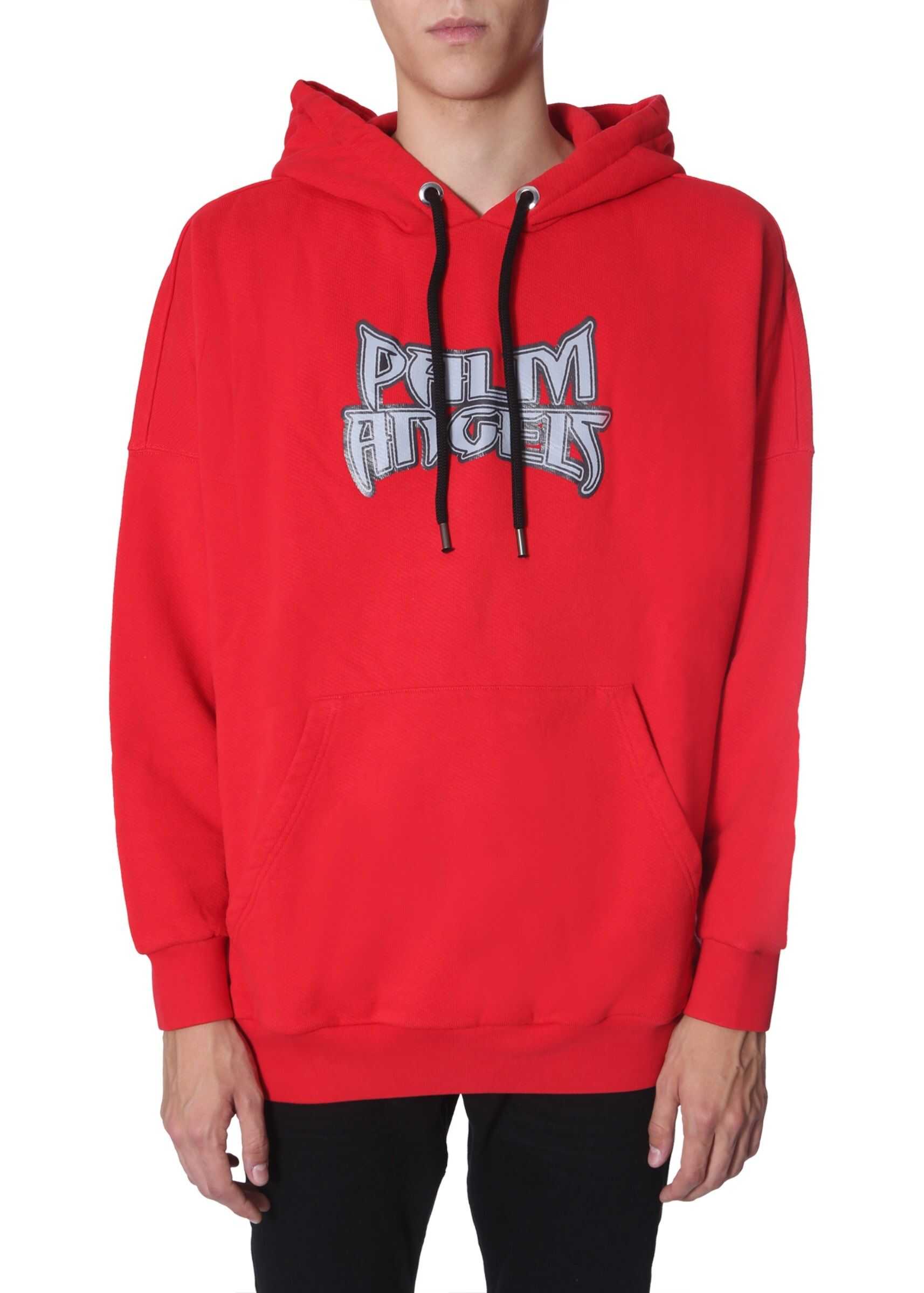 Bluza Palm Angels Hooded Sweatshirt RED