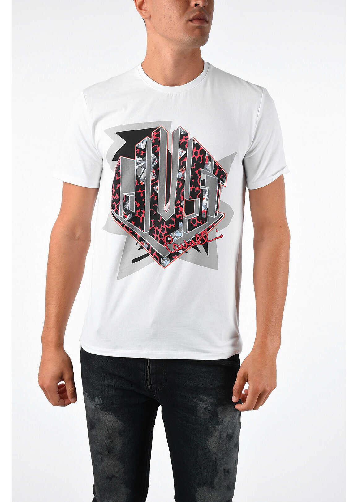 Just Cavalli Printed T-shirt WHITE