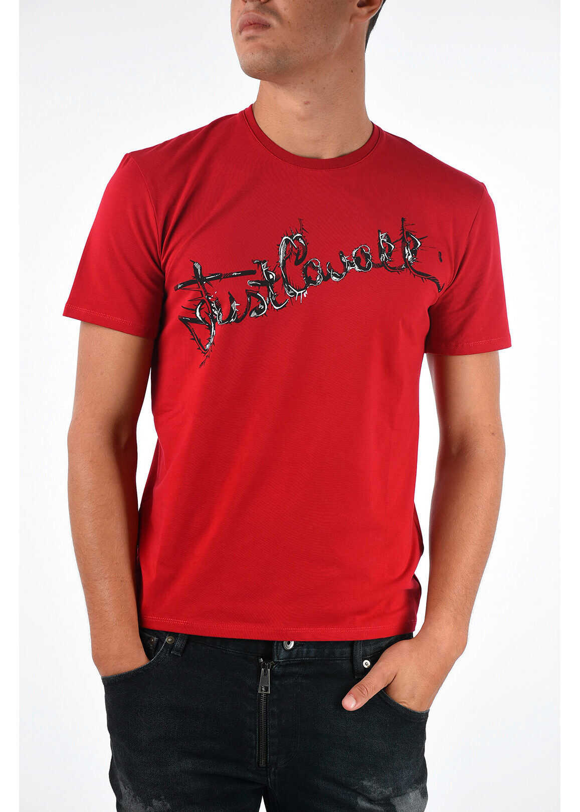Just Cavalli Printed T-shirt RED