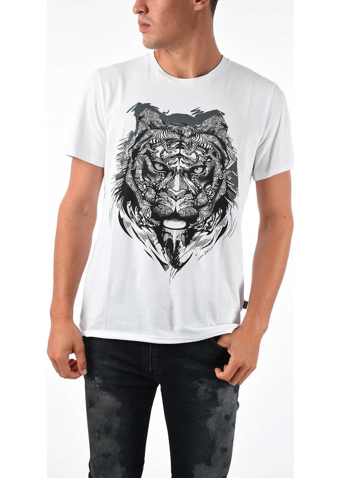 Just Cavalli Printed T-shirt WHITE