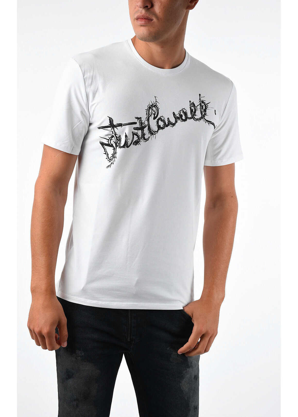 Just Cavalli Printed T-shirt WHITE